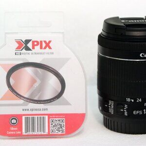 Canon EF-S 18-55mm f/3.5~5.6 IS STM AF Zoom Lens with Caps and UV Filter
